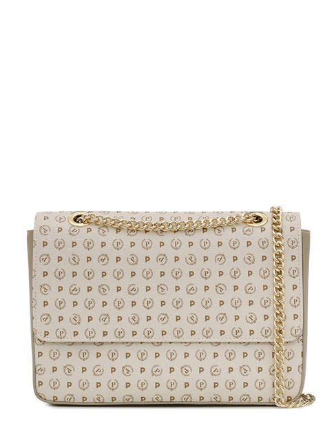 POLLINI HERITAGE CLASSIC Torba na ramię, torba crossbody kość słoniowa - Torby damskie