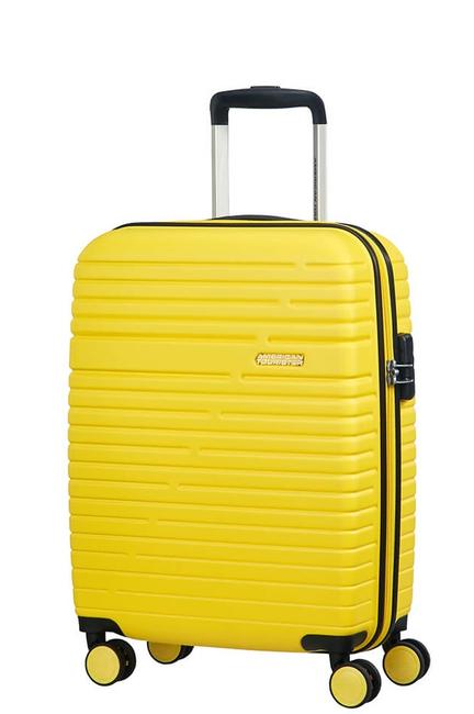 AMERICAN TOURISTER AERO RACER,  Wózek kabinowy z twardą ścianą żółty - Bagaż podręczny