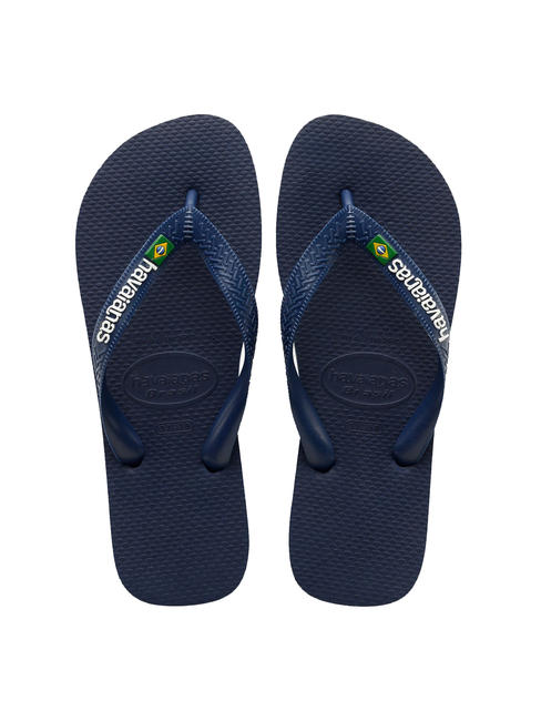 HAVAIANAS BRASIL LOGO Klapki  granatowy - Buty uniseks