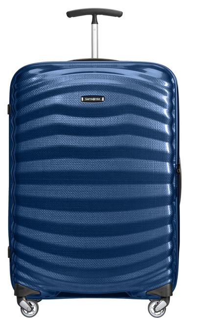 SAMSONITE LITE- SHOCK Wózek średniej wielkości CIEMNONIEBIESKI - Wózki twarde