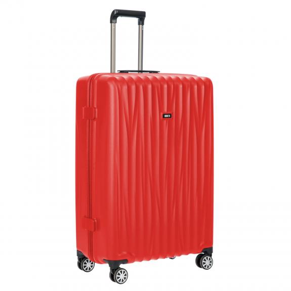 BRIC’S CERVIA Wózek bardzo duży 79cm czerwony - Wózki twarde