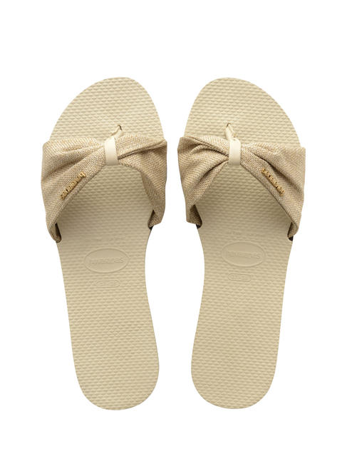 HAVAIANAS YOU SAINT TROPEZ MATERIAL CITY Sandały  beżowy - Buty damskie
