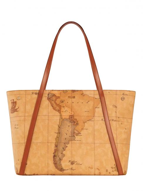 ALVIERO MARTINI PRIMA CLASSE GEO CLASSIC Torba na ramię NATURALNY - Torby damskie