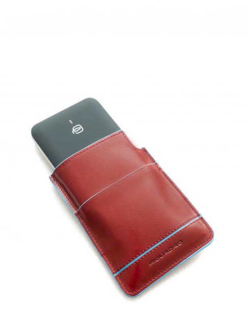 PIQUADRO Power Bank NIEBIESKA LINIA KWADRATOWA CZERWONY - Uchwyt i organizer na tablet
