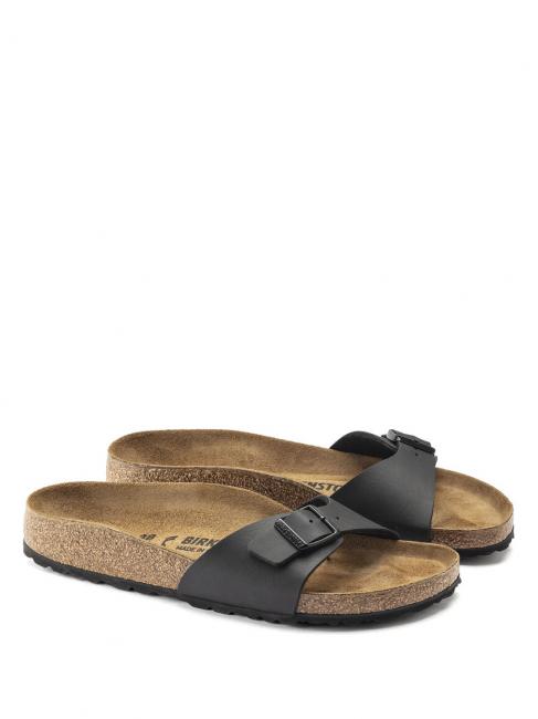 BIRKENSTOCK MADRID BIRKO FLOR Sandał-kapcik czarny - Buty uniseks