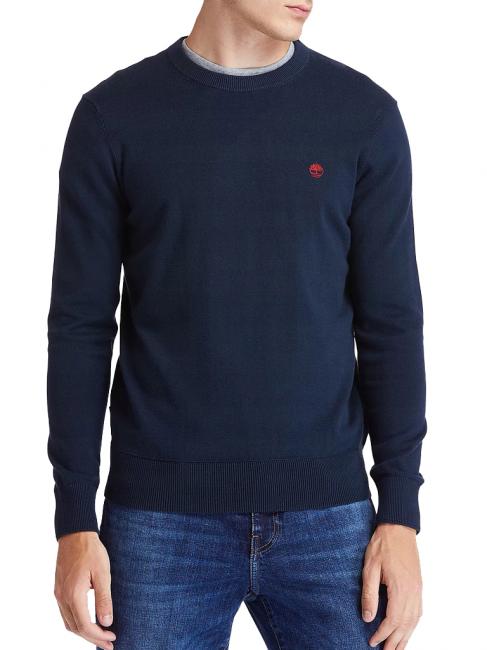 TIMBERLAND WILLIAMS RIVER Sweter z okrągłym dekoltem ciemny szafir - Bluzy męskie