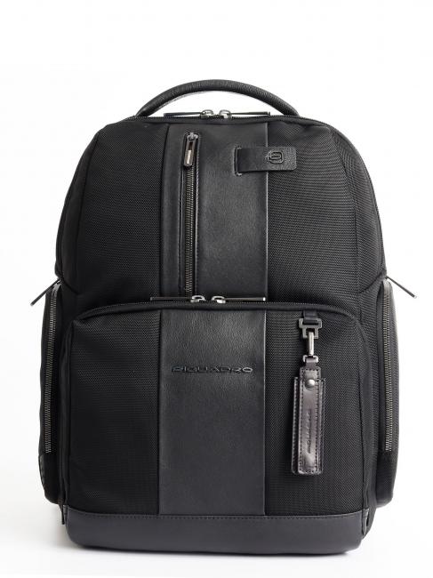 PIQUADRO BRIEF 2  Plecak na laptopa Fastcheck 15,6" Czarny - Plecaki na laptopa do pracy