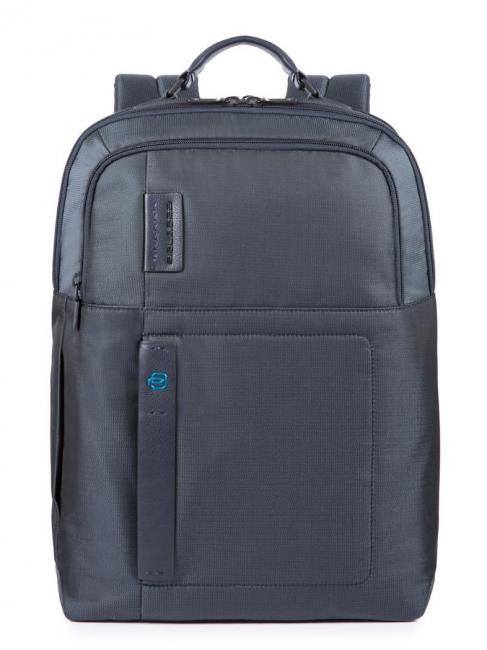 PIQUADRO Zaino P16, uchwyt na komputer 15,6" NIEBIESKIE SZEWRONY - Plecaki na laptopa do pracy