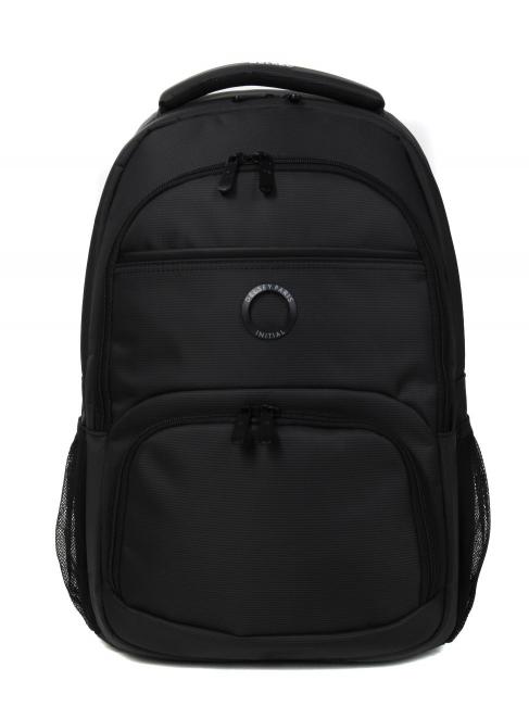 DELSEY ELEMENT AVIATOR Plecak dwukomorowy, uchwyt na laptopa 15,6" Czarny - Plecaki na laptopa do pracy