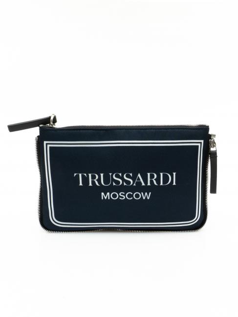 TRUSSARDI CITY POCKET Sprzęgło ręczne moskiewski błękit - Torby damskie