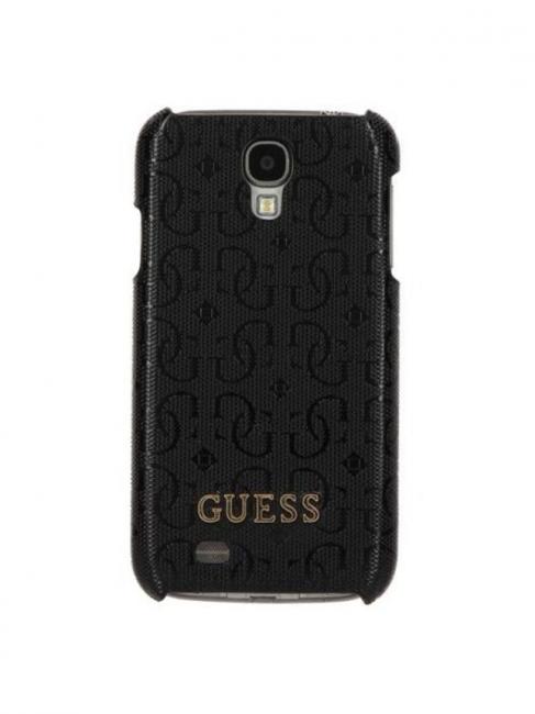 GUESS BLOSSOM Twarde etui do Galaxy S4 CZARNY - Uchwyt i organizer na tablet