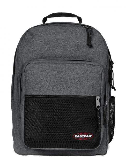 EASTPAK PINNACLE PINZIP Plecak z uchwytem na butelkę z wodą i uchwytem na laptopa 15" CzarnyDenim - Plecaki szkolne i rekreacyjne