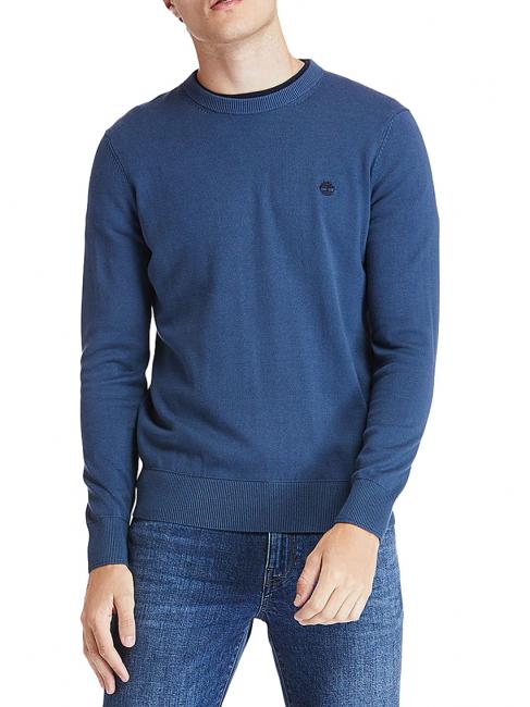 TIMBERLAND WILLIAMS RIVER Sweter z okrągłym dekoltem ciemny denim - Bluzy męskie