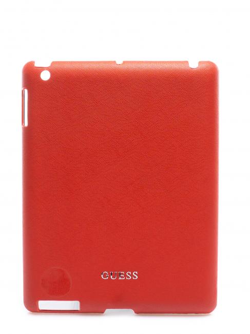 GUESS DELANEY NEW Twarde etui na iPada czerwony - Uchwyt i organizer na tablet