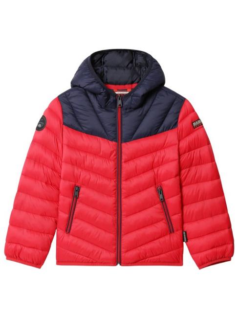 NAPAPIJRI k aerons h 1 giacca Hooded jacket czerwone tango - Kurtki dziecięce