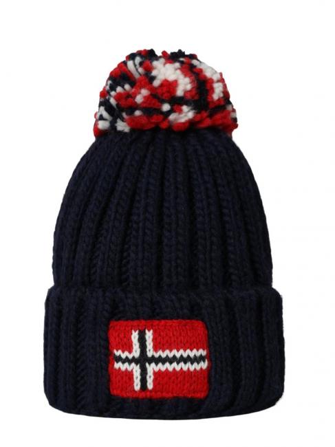 NAPAPIJRI k semiury 5 cappello Ponpon hat granatowy - Czapki dziecięce