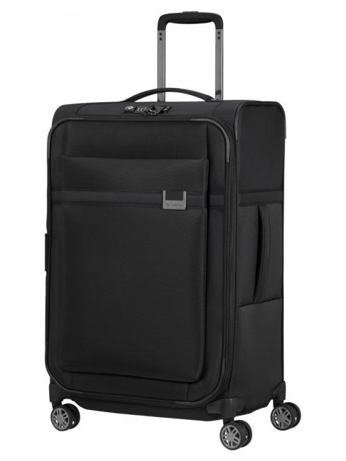SAMSONITE AIREA Wózek średniej wielkości, rozszerzalny CZARNY - Wózki półsztywne
