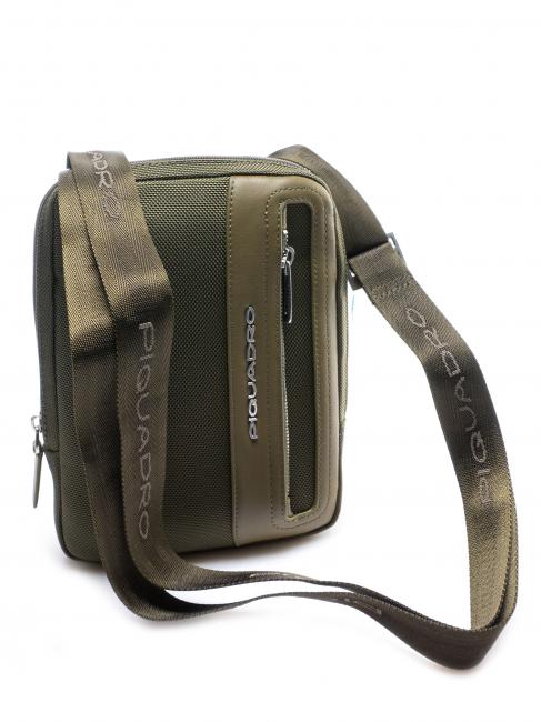 PIQUADRO Borsello LINK 2 Out, uchwyt na tablet 7,9" ZIELONY - Torby na ramię męskie