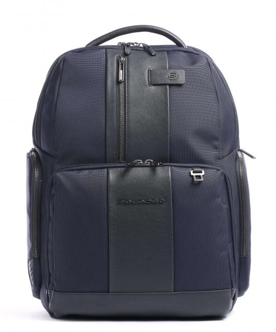 PIQUADRO BRIEF 2  Plecak na laptopa Fastcheck 15,6" niebieski - Plecaki na laptopa do pracy