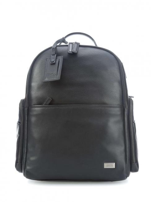 BRIC’S TORINO Plecak na laptopa 15", skóra Czarny - Plecaki na laptopa do pracy