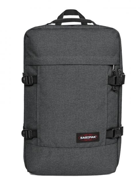 EASTPAK TRAVELPACK  Plecak podróżny, uchwyt na laptopa 17" CzarnyDenim - Plecaki szkolne i rekreacyjne
