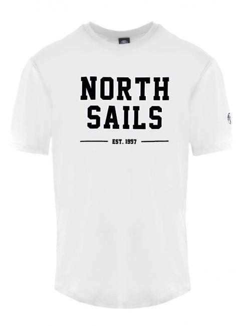 NORTH SAILS EST 1997 Koszulka bawełniana biały - Koszulki męskie