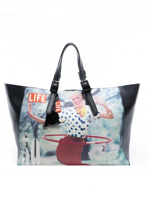 L'ATELIER DU SAC LIFE PETITE NICOLE Torba na zakupy z kopertówką lata pięćdziesiąte - Torby damskie