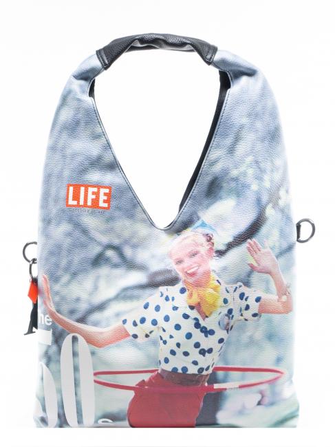 L'ATELIER DU SAC LIFE SUSAN Duża torba na ramię lata pięćdziesiąte - Torby damskie