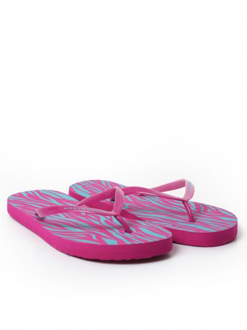 NORTH SAILS SANDY Klapki orchidea/jasnoniebieski - Buty damskie