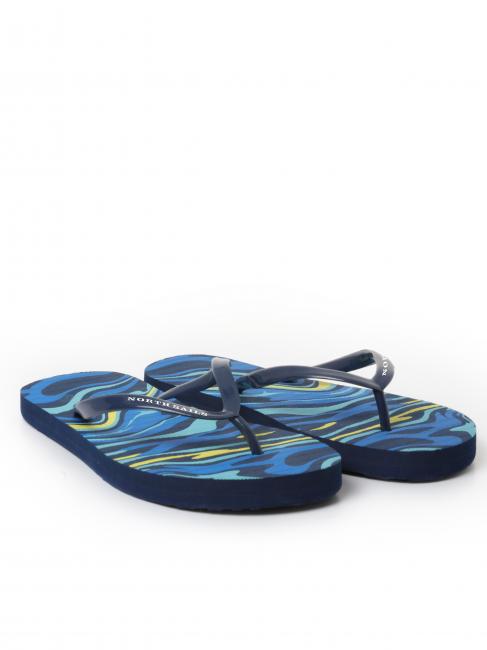 NORTH SAILS SANDY Klapki niebieski - Buty damskie
