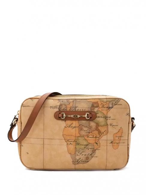 ALVIERO MARTINI PRIMA CLASSE GEO CLASSIC Torba reportera NATURALNY - Torby damskie