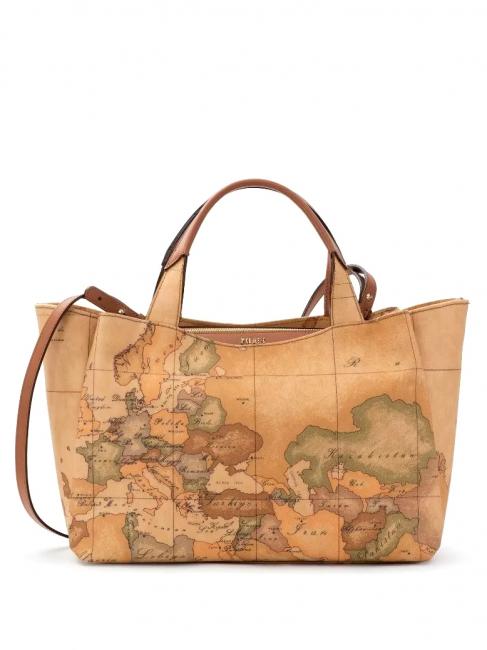 ALVIERO MARTINI PRIMA CLASSE GEO CLASSIC Torebka z paskiem na ramię NATURALNY - Torby damskie