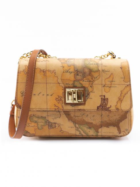 ALVIERO MARTINI PRIMA CLASSE GEO CLASSIC Torba na ramię NATURALNY - Torby damskie