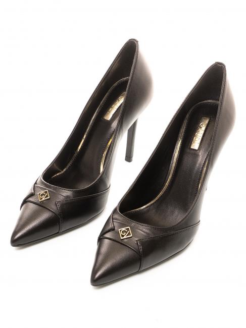 GAUDÌ VANESSA Dekolt ze skóry nappa CZARNY - Buty damskie