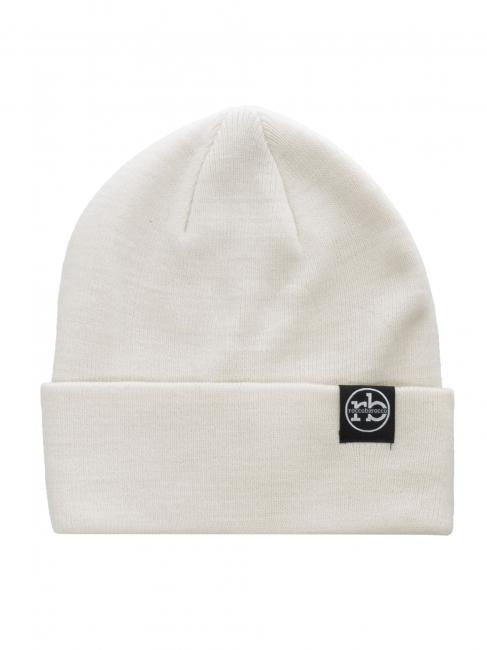 ROCCOBAROCCO Berretto beanie con risvolto  złamana biel - Włosy