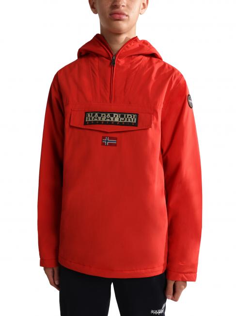 NAPAPIJRI KIDS RAINFOREST WINTER Kurtka anorak czerwony mak - Kurtki dziecięce