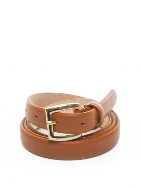 LESAC Cintura sottile in pelle liscia  pikantny - Paski
