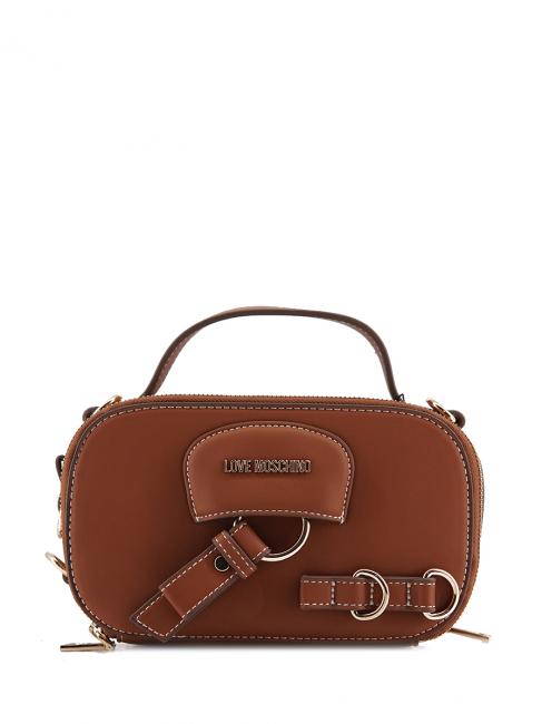 LOVE MOSCHINO Mini Bag con doppia tasca  skóra - Torby damskie
