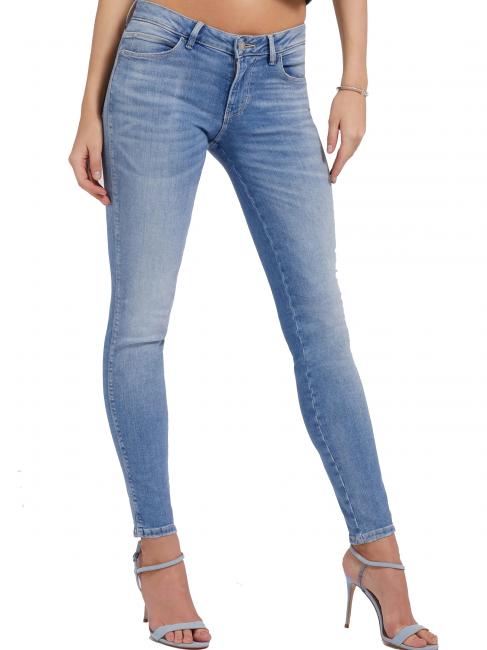 GUESS CURVE X Obcisłe dżinsy Carrie Light. - Spodnie damskie