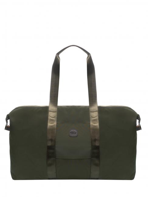 BRIC’S X-BAG Duża, składana torba podróżna oliwka/jeżyna - Mnóstwo