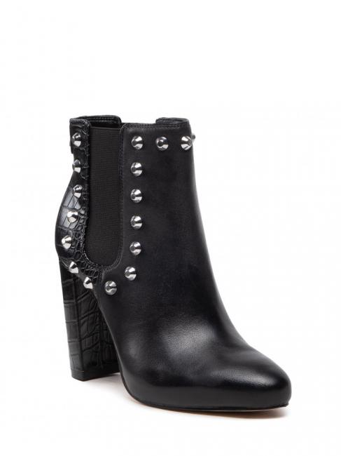 GUESS RICOY Wysokie buty do kostki CZARNY - Buty damskie