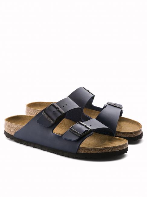 BIRKENSTOCK ARIZONA Sandały Birko-Flor niebieski - Buty uniseks