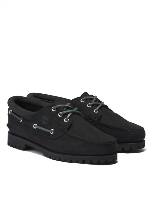TIMBERLAND HERITAGE NOREEN Mokasyny żeglarskie CZARNY - Buty damskie