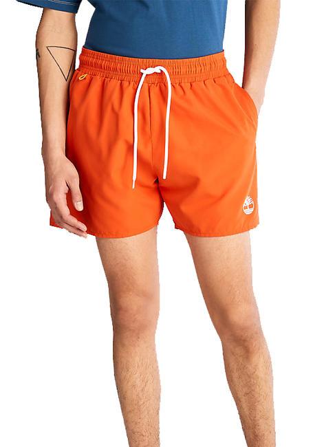 TIMBERLAND SOLID SWIM Strój kąpielowy ochra spalona - Stroje kąpielowe męskie