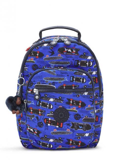 KIPLING SEOUL Plecak  nowy wydruk scate mały - Plecaki szkolne i rekreacyjne
