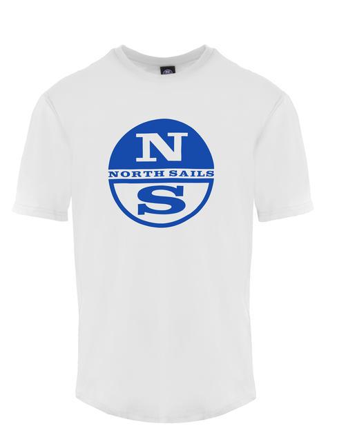 NORTH SAILS LOGO PRINT Koszulka bawełniana biały - Koszulki męskie