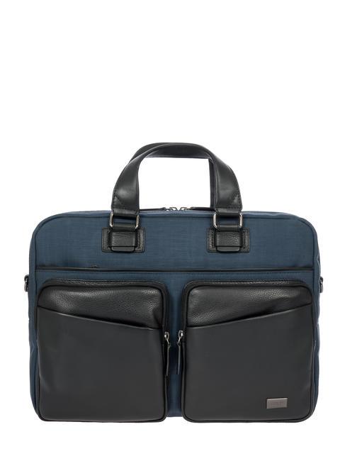 BRIC’S MONZA Torba na laptopa 15" z paskiem na ramię granatowy/granatowy - Teczki robocze