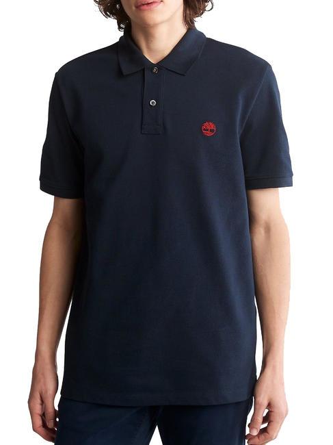 TIMBERLAND MILLERS RIVER Pique polo ciemny szafir - Polo męskie