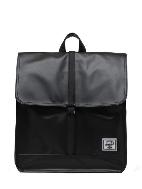 HERSCHEL CITY MID-VOLUME Plecak na laptopa 14" CZARNY - Plecaki szkolne i rekreacyjne
