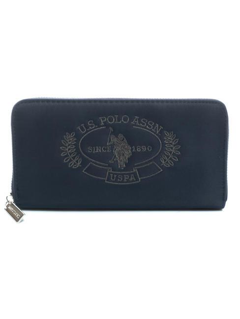 U.S. POLO ASSN. SPRINGFIELD Portfel zapinany na suwak GRANATOWY - Portfele damskie